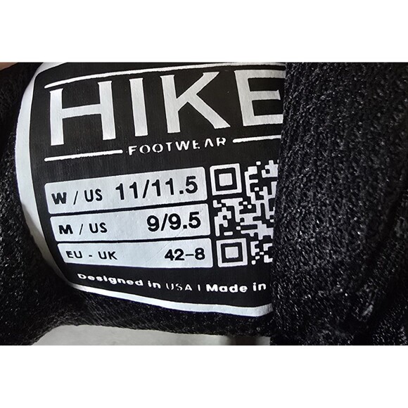 Hike Footwear Series x Cloud Ergonomic Barefoot Sneakers Black Unisex EUR 42 - Picture 3 of 16